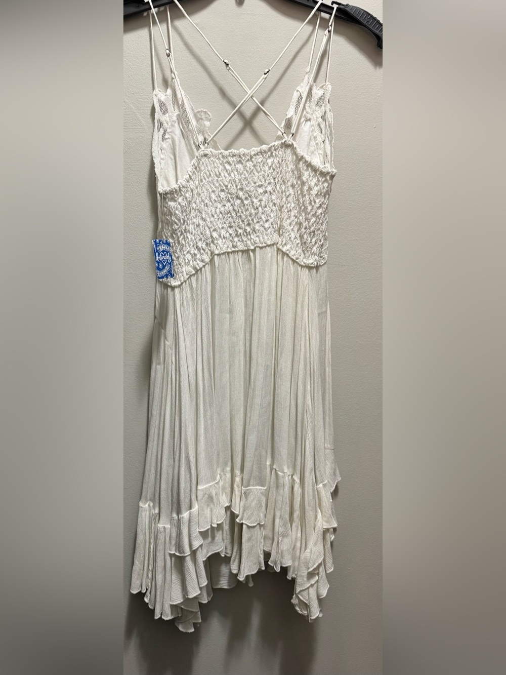 Free People White Crochet Detail Dress - Picture 2 of 3